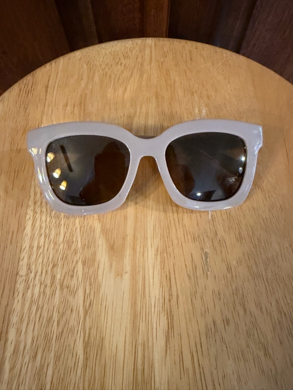 Diff Eyewear The Kamp Polarized Sunglasses in Taupe